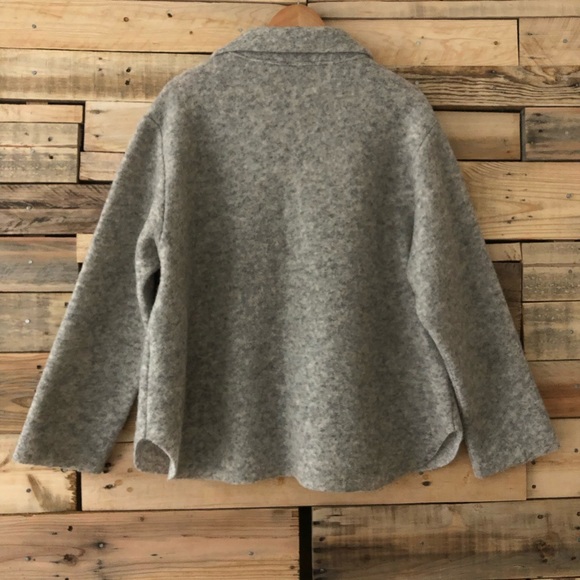 MARTINI MIDALI TOUJOURS grey shirt jacket, size L - Picture 4 of 7